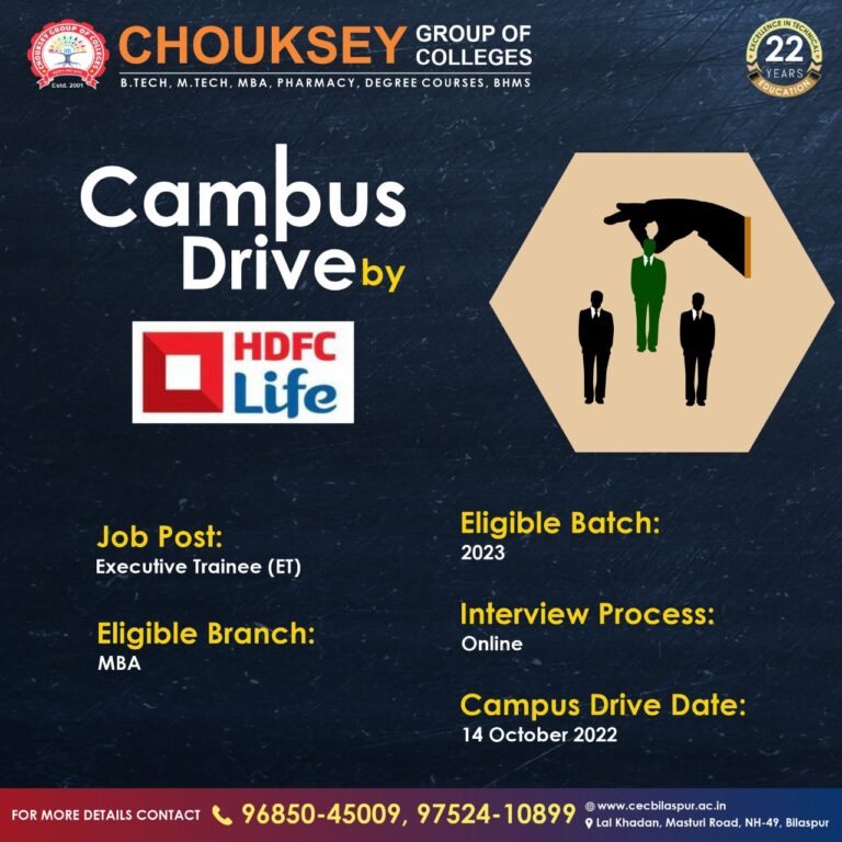 Campus Drive by HDFC