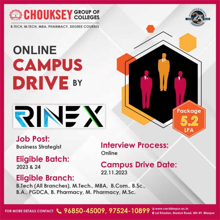 Online Campus Drive Rinex