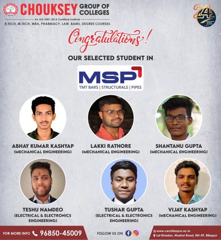 Campus Selected Student in MSP