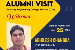 Alumni Visit Abhilesh Chandra Product Manager at Datacom