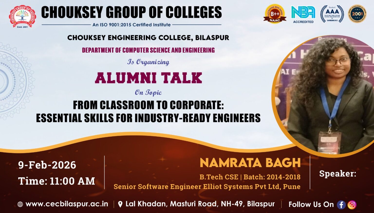 Department of Computer Science and Engineering - CEC Bilaspur
