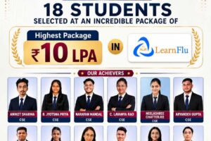 18 Students Selected at LearnFlu with Highest Package of ₹10 LPA