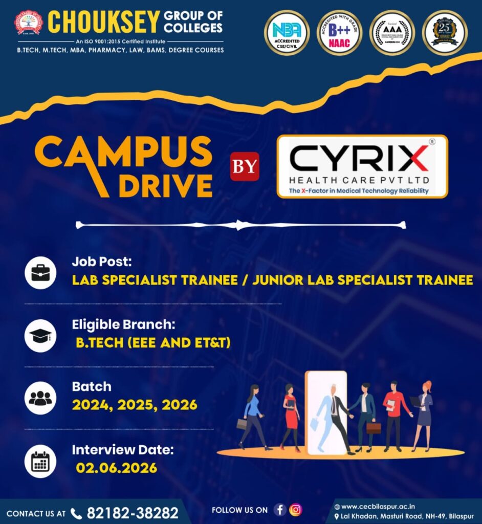 Selection in Campus Drive By CYRIX HEALTHCARE