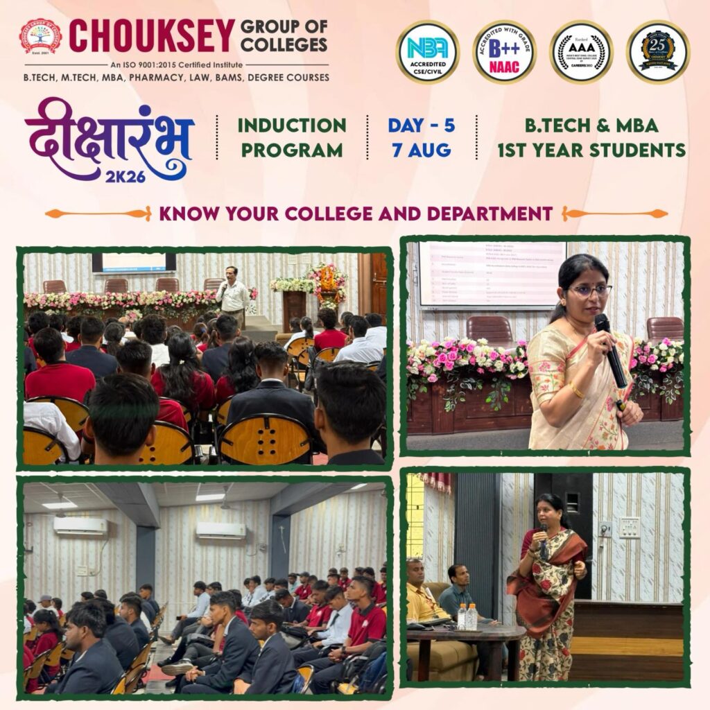 DAY 5 | KNOW YOUR COLLEGE & DEPARTMENT